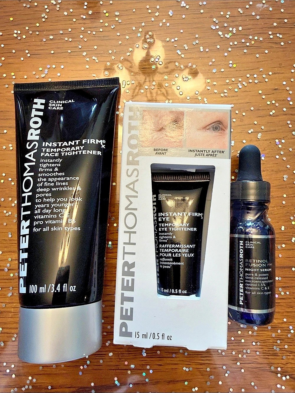 Peter Thomas Roth Instant FirmX Temporary Face Tightener Face Tightener Set NWT